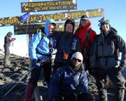Summit of Kilimanjaro Mountain